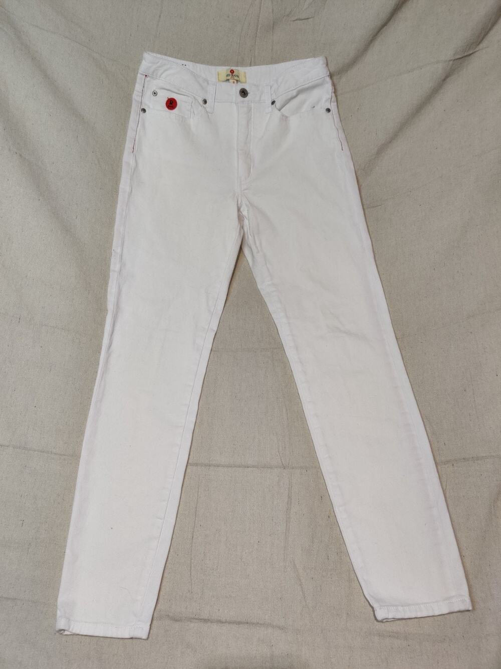 Red Jeans NYC Women's Size 8 White Straight